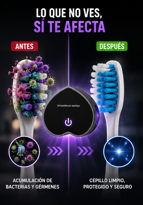Esterilizador para cepillos de dientes LUZ UV